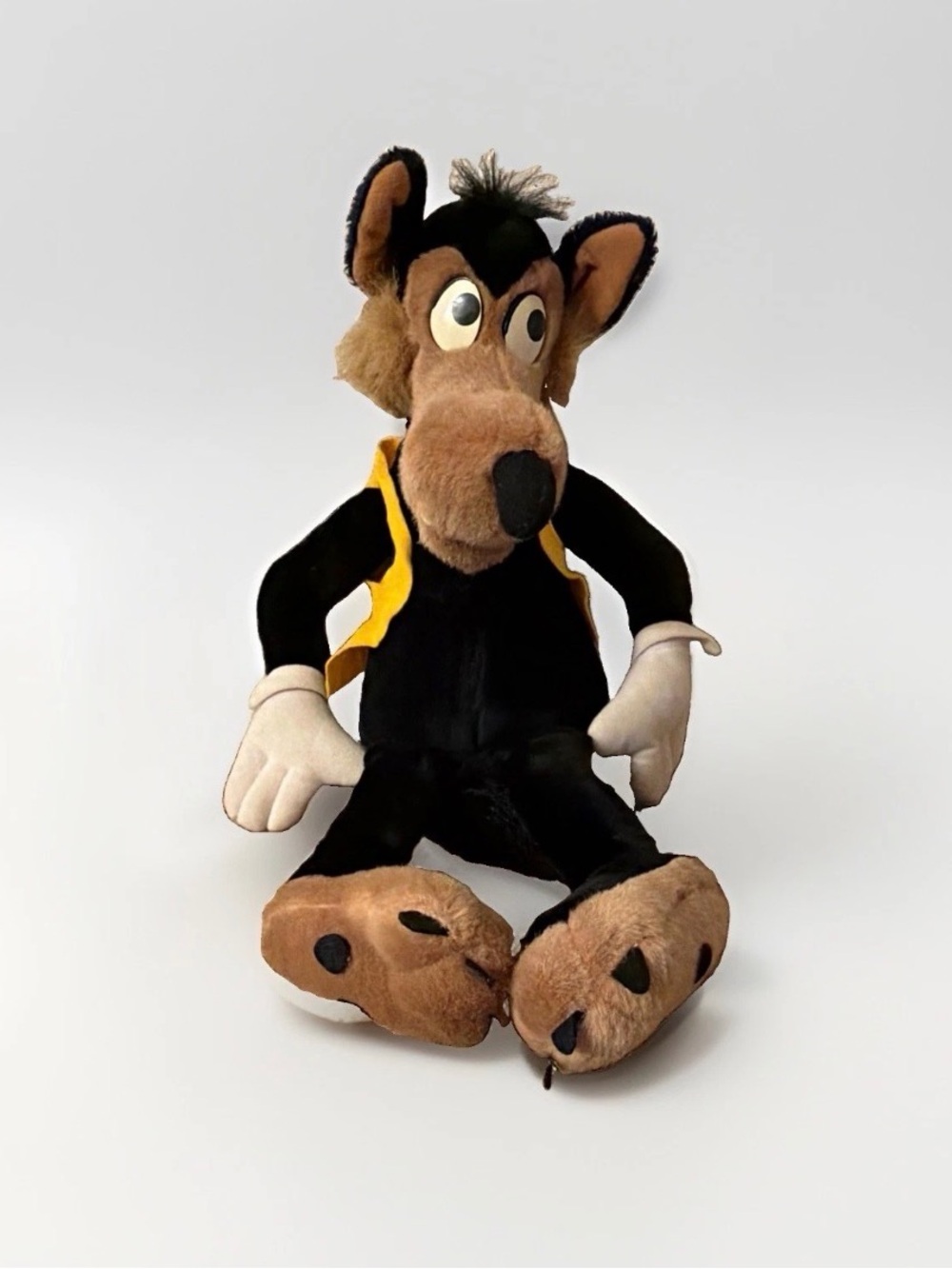 Vintage Disney Big Bad Wolf Plush Disneyland Walt Disney World Canasa MFR-101